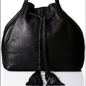 Rebecca Minkoff Pebble Leather Drawstring Bag